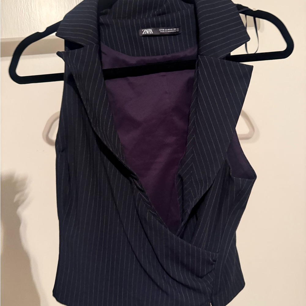 Zara Women's Waistcoat Vest - Size Medium - Picture 4 of 5